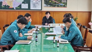 봉화군 하천재해예방을 위한 긴급점검 및 대책회의 실시